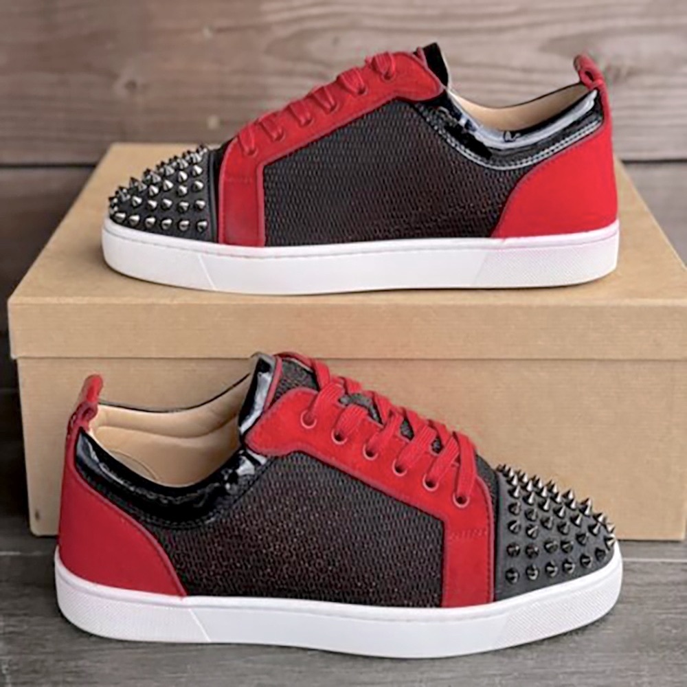 Step up your footwear game with the Christian Louboutin Louis Junior sne…